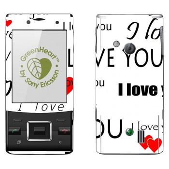   «I Love You -   »   Sony Ericsson J20 Hazel