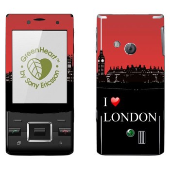   «I love London»   Sony Ericsson J20 Hazel