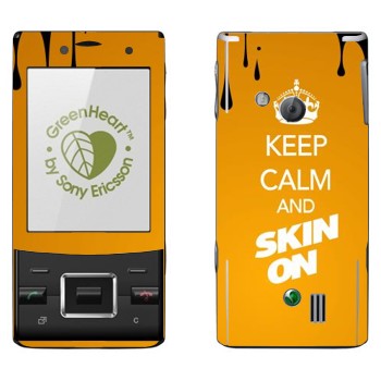   «Keep calm and Skinon»   Sony Ericsson J20 Hazel