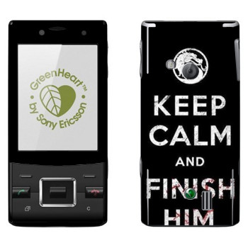   «Keep calm and Finish him Mortal Kombat»   Sony Ericsson J20 Hazel