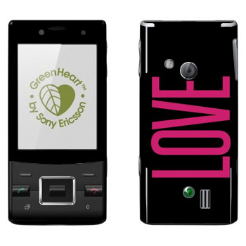   «Love»   Sony Ericsson J20 Hazel