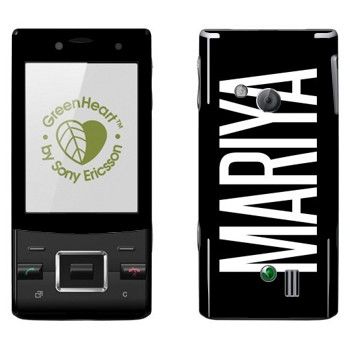   «Mariya»   Sony Ericsson J20 Hazel