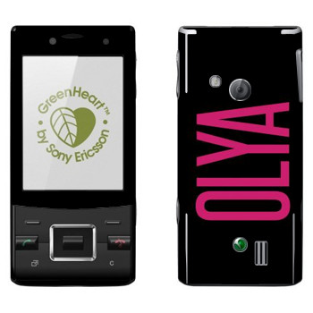   «Olya»   Sony Ericsson J20 Hazel