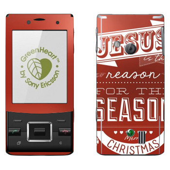   «Jesus is the reason for the season»   Sony Ericsson J20 Hazel