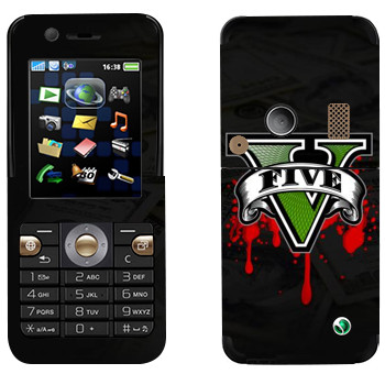   «GTA 5 - logo blood»   Sony Ericsson K530i