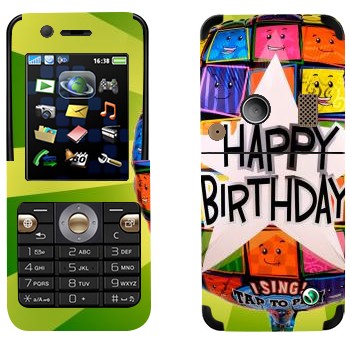   «  Happy birthday»   Sony Ericsson K530i