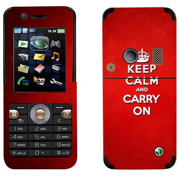   «Keep calm and carry on - »   Sony Ericsson K530i