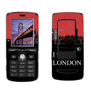   «I love London»   Sony Ericsson K750i