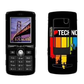   «I love techno»   Sony Ericsson K750i