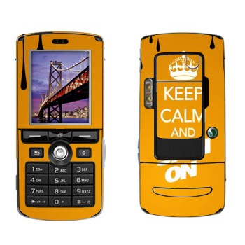   «Keep calm and Skinon»   Sony Ericsson K750i