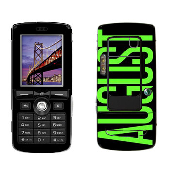   «August»   Sony Ericsson K750i