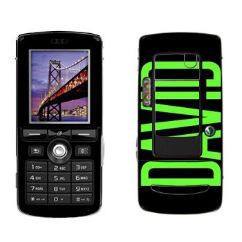   «David»   Sony Ericsson K750i