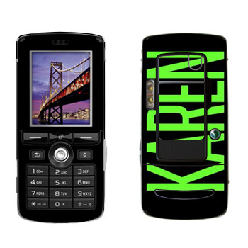   «Karen»   Sony Ericsson K750i