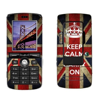   «Keep calm and carry on»   Sony Ericsson K750i