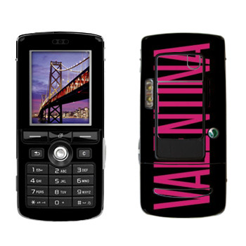   «Valentina»   Sony Ericsson K750i