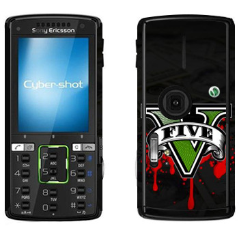   «GTA 5 - logo blood»   Sony Ericsson K850i