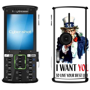   « : I want you!»   Sony Ericsson K850i