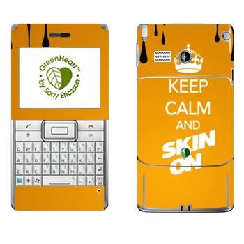   «Keep calm and Skinon»   Sony Ericsson M1 Aspen