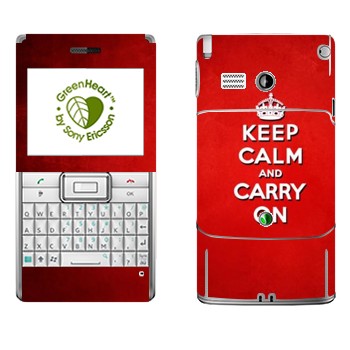   «Keep calm and carry on - »   Sony Ericsson M1 Aspen