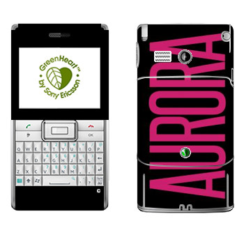   «Aurora»   Sony Ericsson M1 Aspen