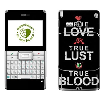   «True Love - True Lust - True Blood»   Sony Ericsson M1 Aspen