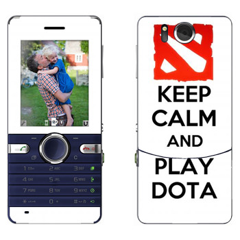   «Keep calm and Play DOTA»   Sony Ericsson S312