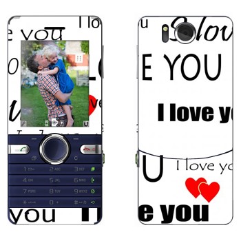   «I Love You -   »   Sony Ericsson S312