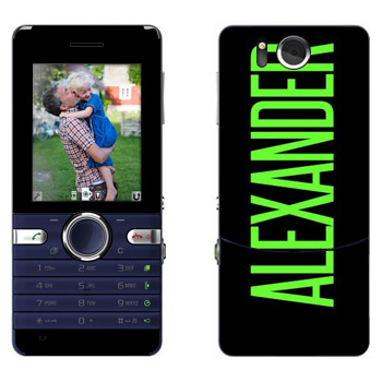   «Alexander»   Sony Ericsson S312
