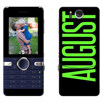   «August»   Sony Ericsson S312