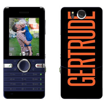   «Gertrude»   Sony Ericsson S312