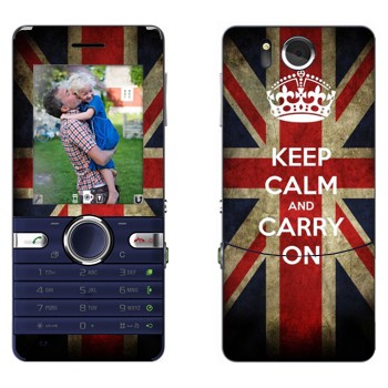   «Keep calm and carry on»   Sony Ericsson S312