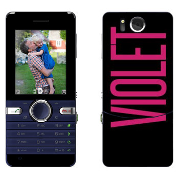   «Violet»   Sony Ericsson S312