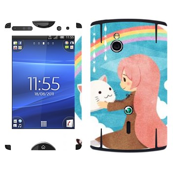   «Megurine -Toeto - Vocaloid»   Sony Ericsson SK17i Xperia Mini Pro