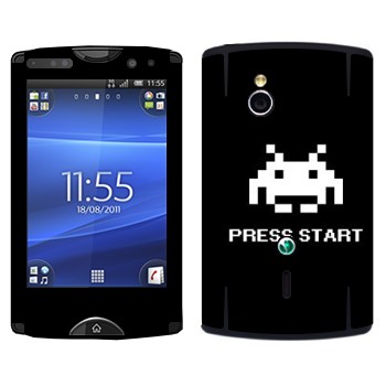   «8 - Press start»   Sony Ericsson SK17i Xperia Mini Pro