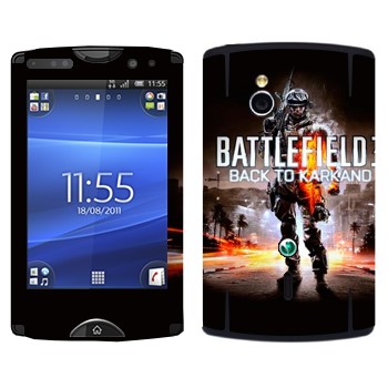   «Battlefield: Back to Karkand»   Sony Ericsson SK17i Xperia Mini Pro