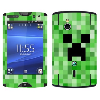   «Creeper face - Minecraft»   Sony Ericsson SK17i Xperia Mini Pro