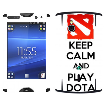   «Keep calm and Play DOTA»   Sony Ericsson SK17i Xperia Mini Pro