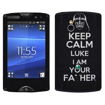   «Keep Calm Luke I am you father»   Sony Ericsson SK17i Xperia Mini Pro