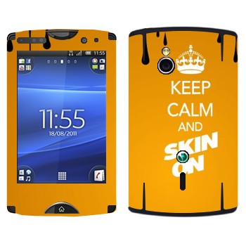   «Keep calm and Skinon»   Sony Ericsson SK17i Xperia Mini Pro