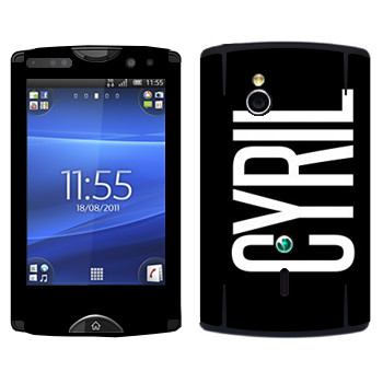   «Cyril»   Sony Ericsson SK17i Xperia Mini Pro