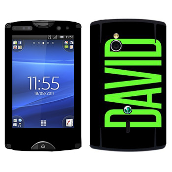   «David»   Sony Ericsson SK17i Xperia Mini Pro