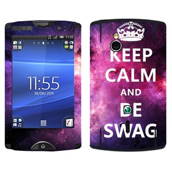   «Keep Calm and be SWAG»   Sony Ericsson SK17i Xperia Mini Pro