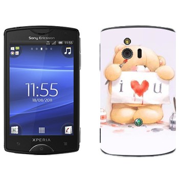   «  - I love You»   Sony Ericsson ST15i Xperia Mini