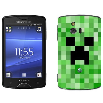   «Creeper face - Minecraft»   Sony Ericsson ST15i Xperia Mini