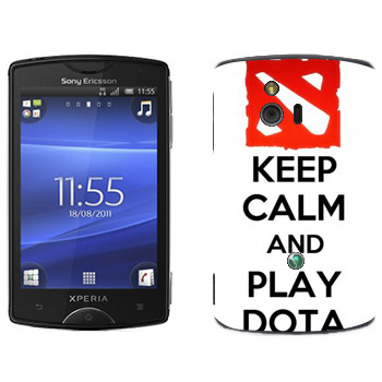   «Keep calm and Play DOTA»   Sony Ericsson ST15i Xperia Mini