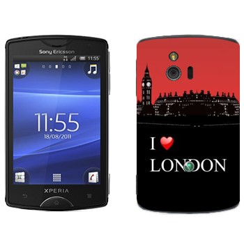   «I love London»   Sony Ericsson ST15i Xperia Mini