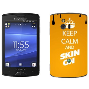   «Keep calm and Skinon»   Sony Ericsson ST15i Xperia Mini