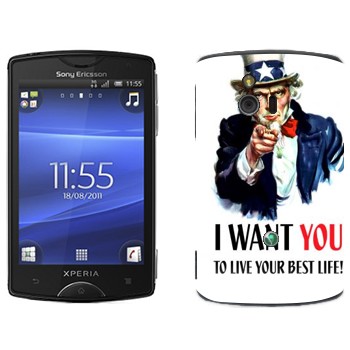   « : I want you!»   Sony Ericsson ST15i Xperia Mini
