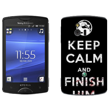   «Keep calm and Finish him Mortal Kombat»   Sony Ericsson ST15i Xperia Mini