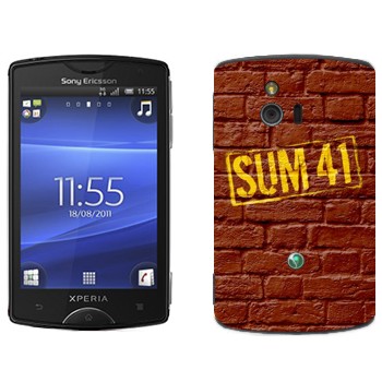   «- Sum 41»   Sony Ericsson ST15i Xperia Mini